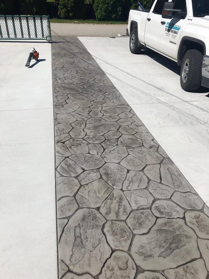 Kamloops Stamped Concrete